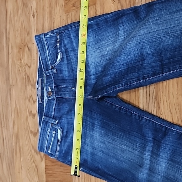 Joes Jeans The Provocateur Petite Fit Blue Capri Crop Low Risa - Picture 10 of 11